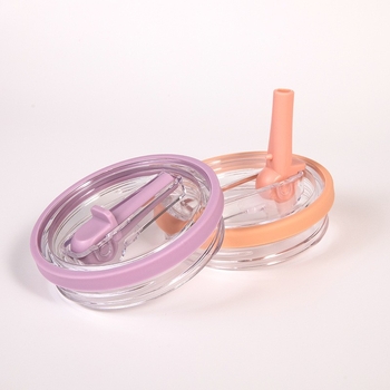 Cupe pentru băuturi de 40oz, capac colorat, silicon întărit, capac cu pai integrat și capac din plastic pentru pahar