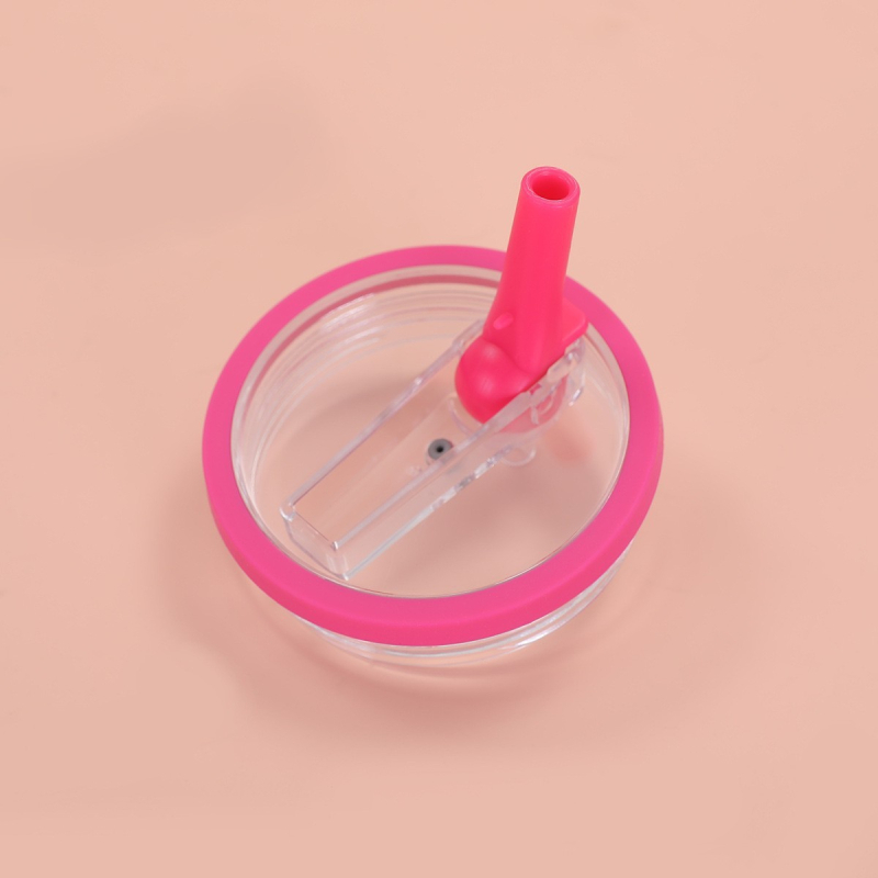 Cupe pentru băuturi de 40oz, capac colorat, silicon întărit, capac cu pai integrat și capac din plastic pentru pahar