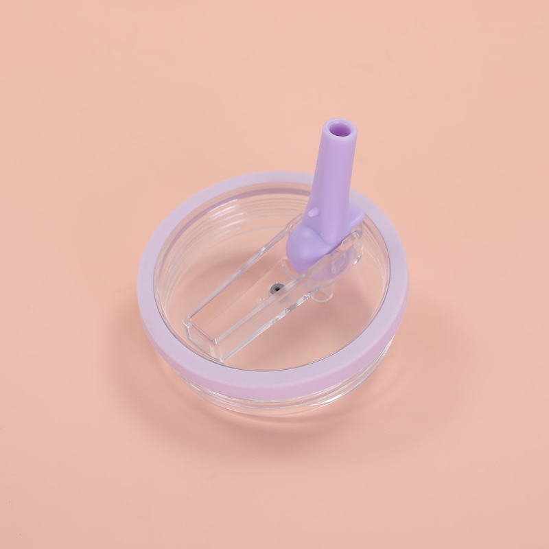 Cupe pentru băuturi de 40oz, capac colorat, silicon întărit, capac cu pai integrat și capac din plastic pentru pahar