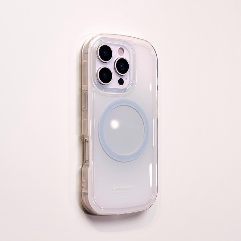 Gradijentna ovalna futrola za Apple iPhone 16 Pro Max – ljubičasta, s naramenicom, otporna na pad, magnetski zatvarač, 16. serija