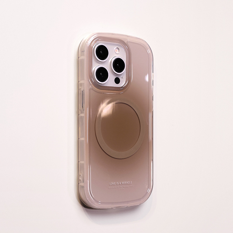 Gradijentna ovalna futrola za Apple iPhone 16 Pro Max – ljubičasta, s naramenicom, otporna na pad, magnetski zatvarač, 16. serija