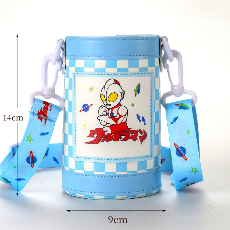Husă de protecție pentru termos/ceșcă pentru copii, design drăguț desen animat, piele PU