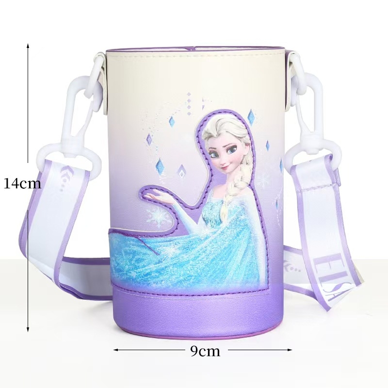 Husă de protecție pentru termos/ceșcă pentru copii, design drăguț desen animat, piele PU