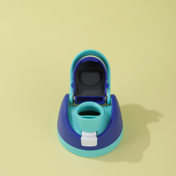 Sticlă din oțel inoxidabil cu pereți dubli, izolație, capac pop-up, stil Owala, design modern minimalist, cupă pentru fructe