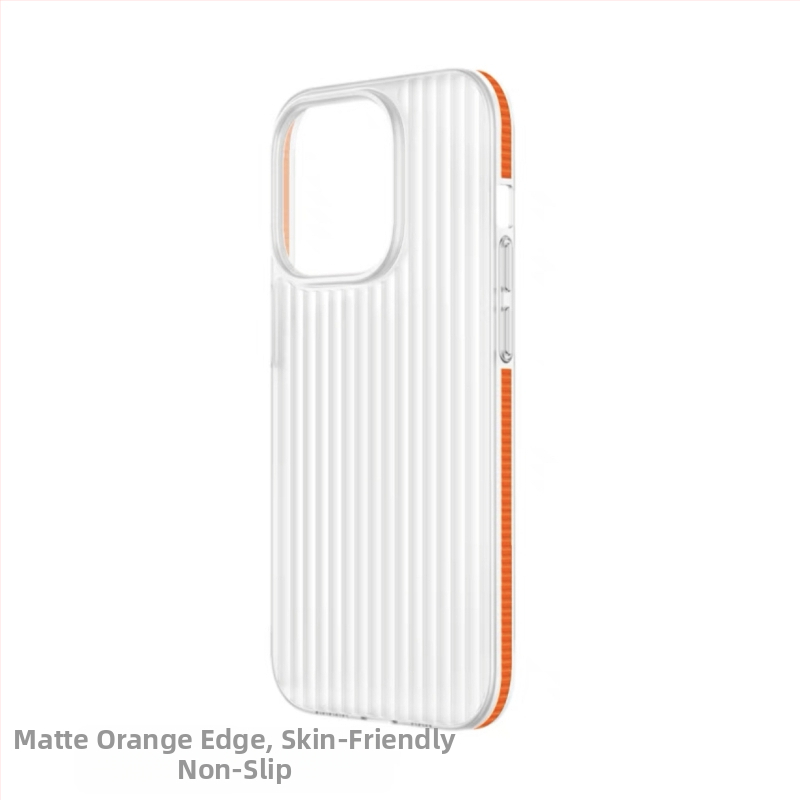 Tvrdý obal s vlnitou textúrou, matný s magnetickým uchytením, pre iPhone 17 a iPhone 16 Pro Max, minimalistický dizajn.
