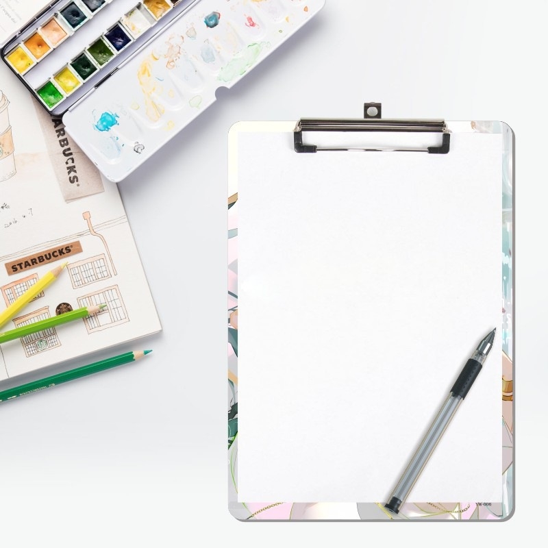 Clipboard PP A4 cu cleme duble, dosar pentru documente pentru elevi
