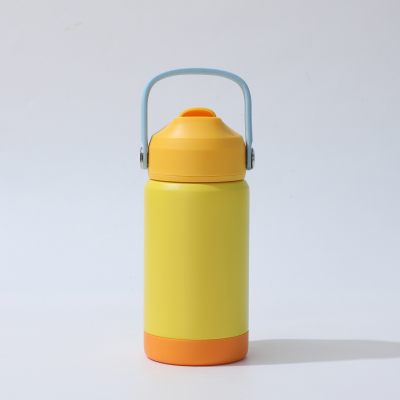 Cana termos din oțel inoxidabil 304, design desen animat, izotermă, portabilă pentru sport și activități în aer liber, pentru bărbați, femei și copii