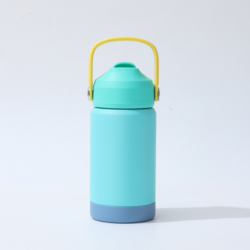 Cana termos din oțel inoxidabil 304, design desen animat, izotermă, portabilă pentru sport și activități în aer liber, pentru bărbați, femei și copii