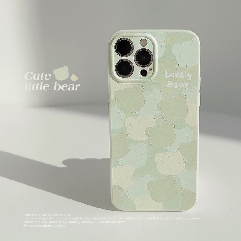 TPU futrola za iPhone 11–14 i 16 Pro Max s grafiti uljnom slikom šteneta, potpuna zaštita