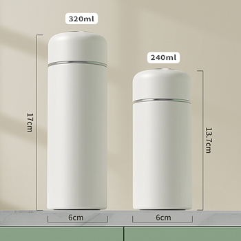 Termos mini minimalist din oțel inoxidabil 316, portabil, recipient mic pentru apă, cadou personalizabil