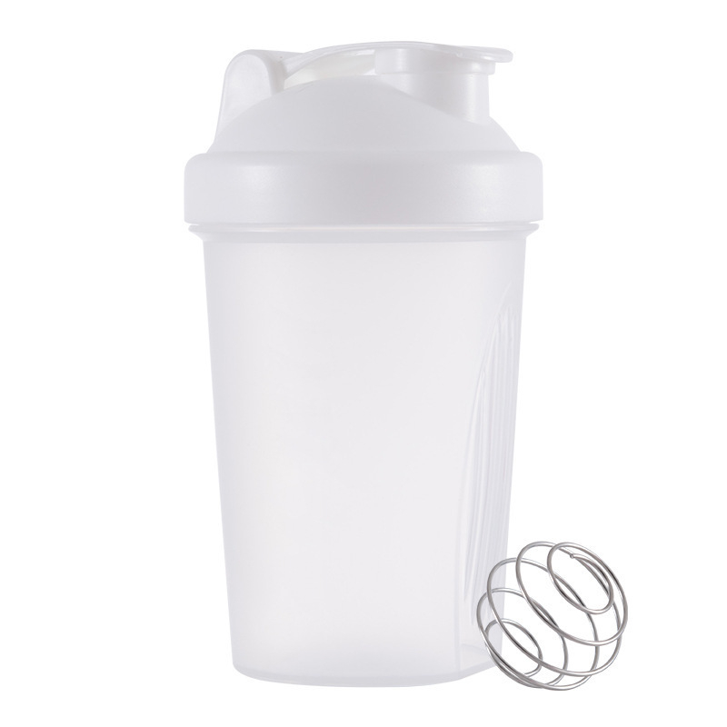 Shaker pentru sport în aer liber, cană pentru proteine și milkshake, capac mare, plastic PP