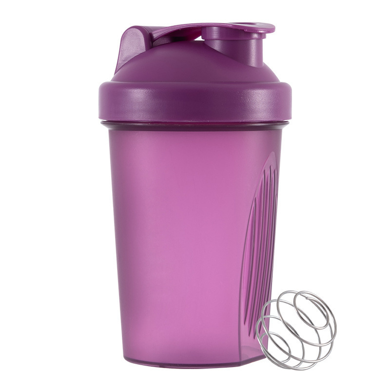 Shaker pentru sport în aer liber, cană pentru proteine și milkshake, capac mare, plastic PP