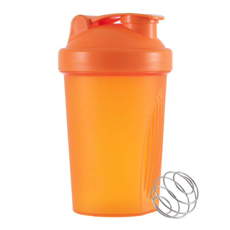 Shaker pentru sport în aer liber, cană pentru proteine și milkshake, capac mare, plastic PP