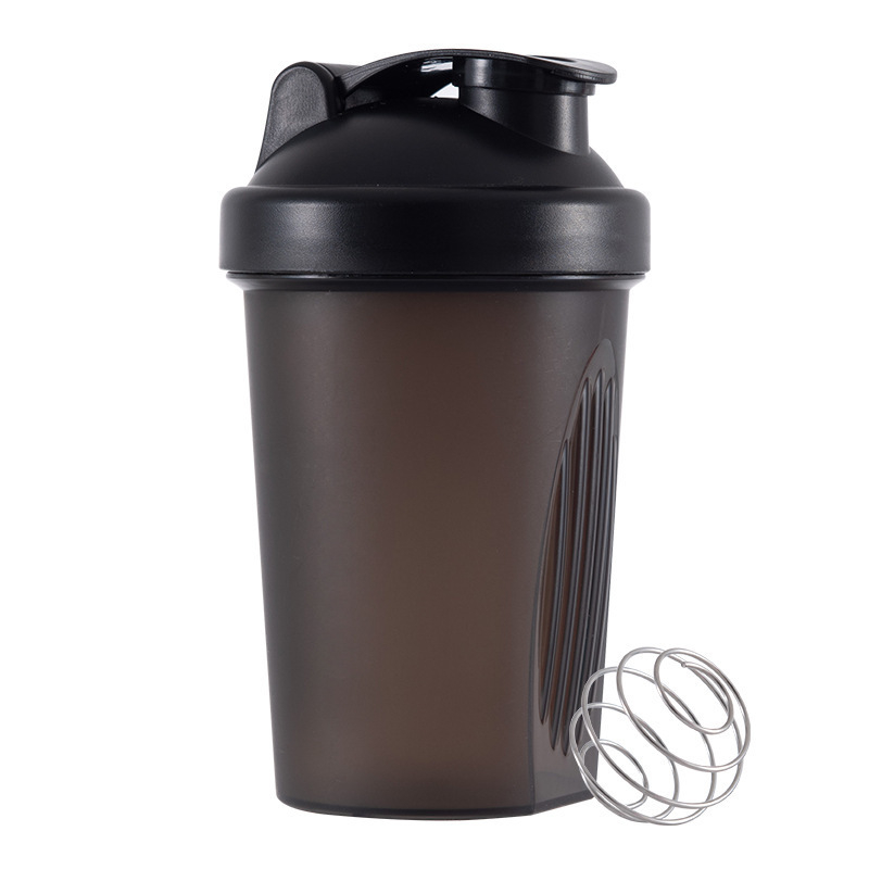 Shaker pentru sport în aer liber, cană pentru proteine și milkshake, capac mare, plastic PP