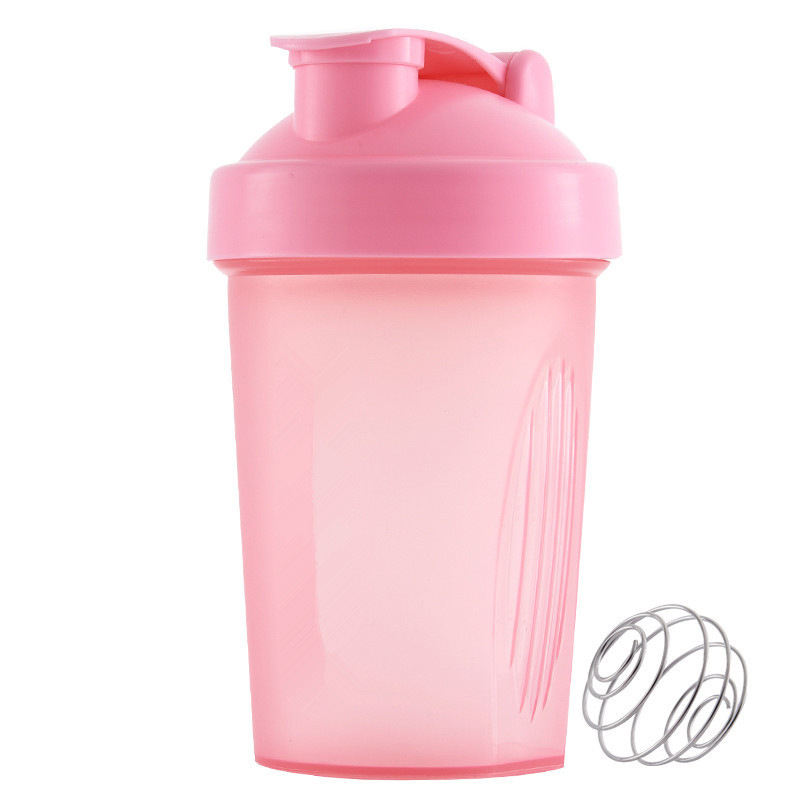 Shaker pentru sport în aer liber, cană pentru proteine și milkshake, capac mare, plastic PP