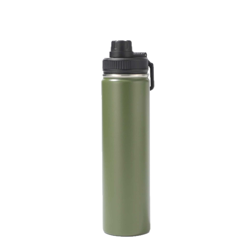 Sticlă de apă izolată din oțel inoxidabil, 32oz, pentru drumeții și călătorii – recipient sport portabil pentru exterior