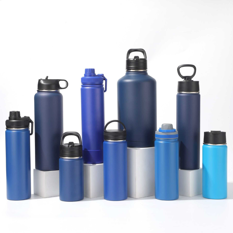 Sticlă de apă izolată din oțel inoxidabil, 32oz, pentru drumeții și călătorii – recipient sport portabil pentru exterior