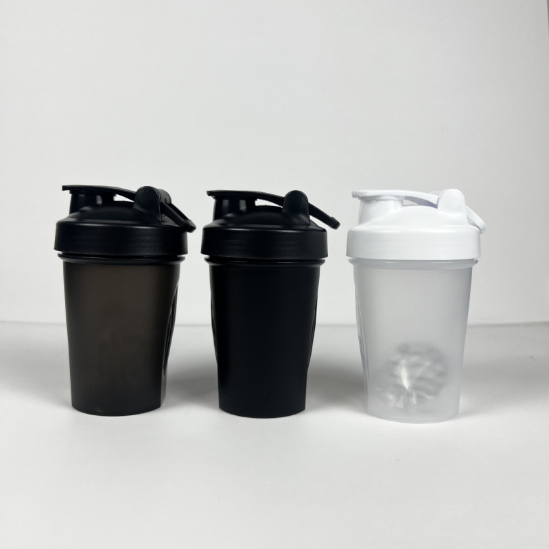 Cană shake pentru înlocuitor de masă, 400 ml, cu scară, din plastic, portabilă pentru fitness