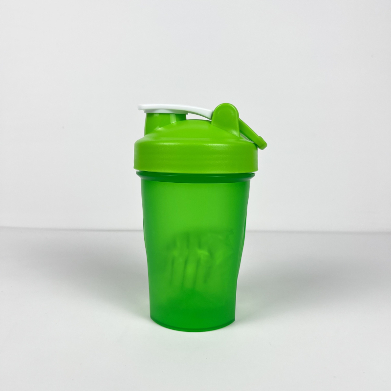 Cană shake pentru înlocuitor de masă, 400 ml, cu scară, din plastic, portabilă pentru fitness