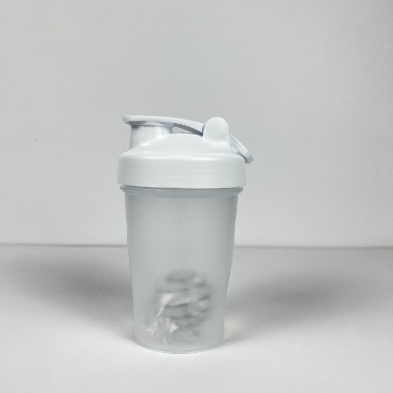 Cană shake pentru înlocuitor de masă, 400 ml, cu scară, din plastic, portabilă pentru fitness