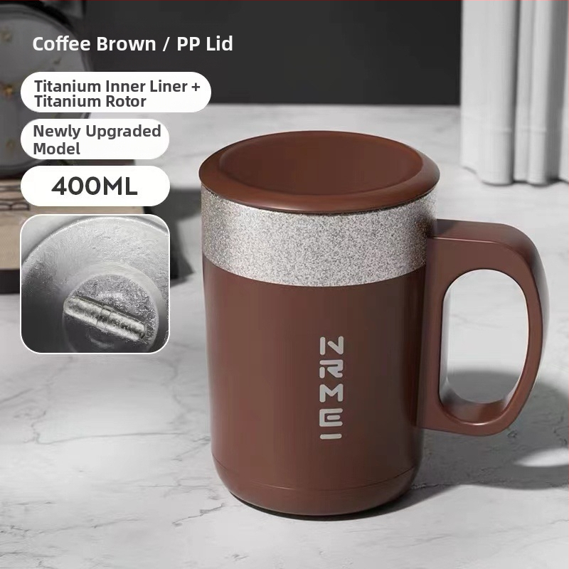 Cana automată de amestecare pentru cafea, electrică, portabilă, cu rotație magnetică, reîncărcabilă pentru birou