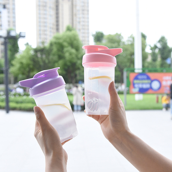 Cupă shaker din plastic, 300 ml, pentru copii, vas portabil pentru smoothie, imprimare logo disponibil