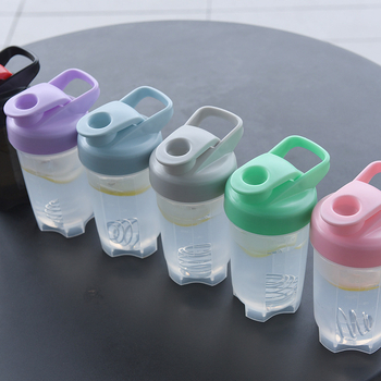 Cupă shaker din plastic, 300 ml, pentru copii, vas portabil pentru smoothie, imprimare logo disponibil