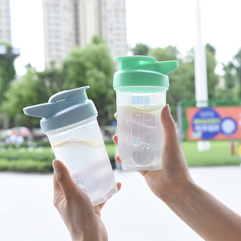 Cupă shaker din plastic, 300 ml, pentru copii, vas portabil pentru smoothie, imprimare logo disponibil