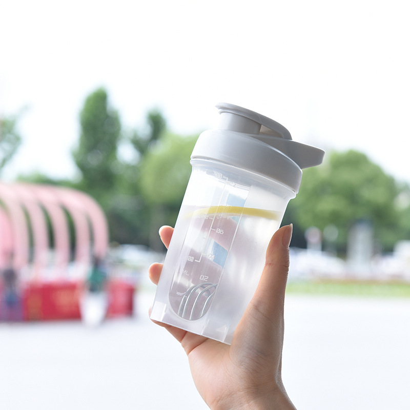 Cupă shaker din plastic, 300 ml, pentru copii, vas portabil pentru smoothie, imprimare logo disponibil