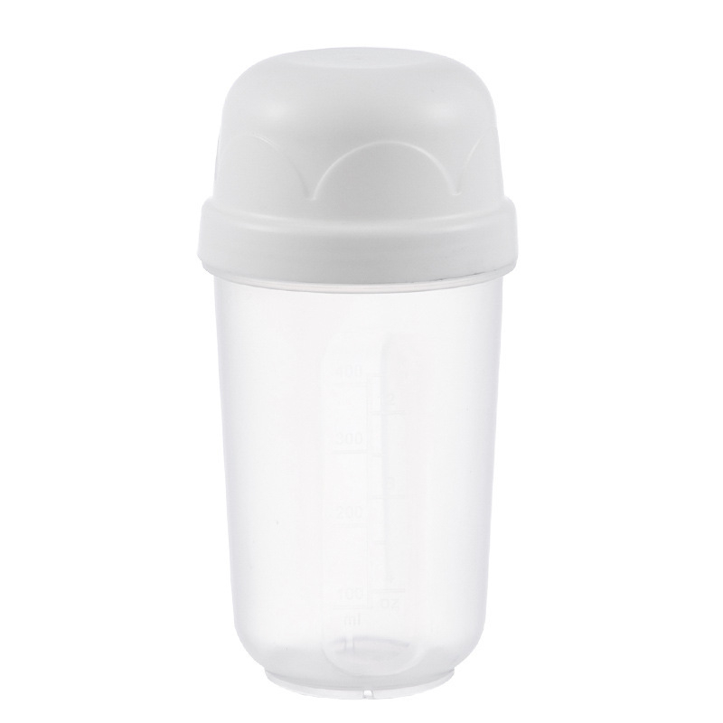 Cana shaker de 500 ml, design color complet – pentru pudra proteică și milkshake, recipient de amestec, plastic imprimabil cu logo