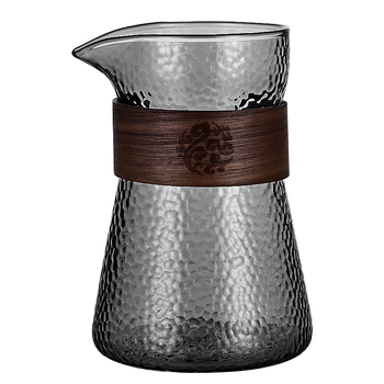 Set de cafea pour-over din sticlă: oală de cafea realizată manual cu ceașcă de degustare
