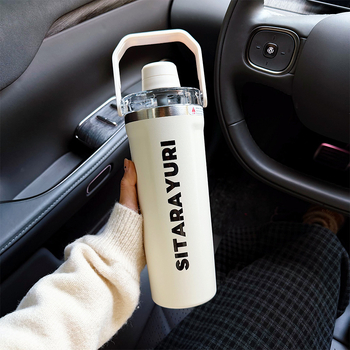 Sticlă shaker din oțel inoxidabil, recipient portabil pentru fitness, ceașcă izolată pentru călătorii