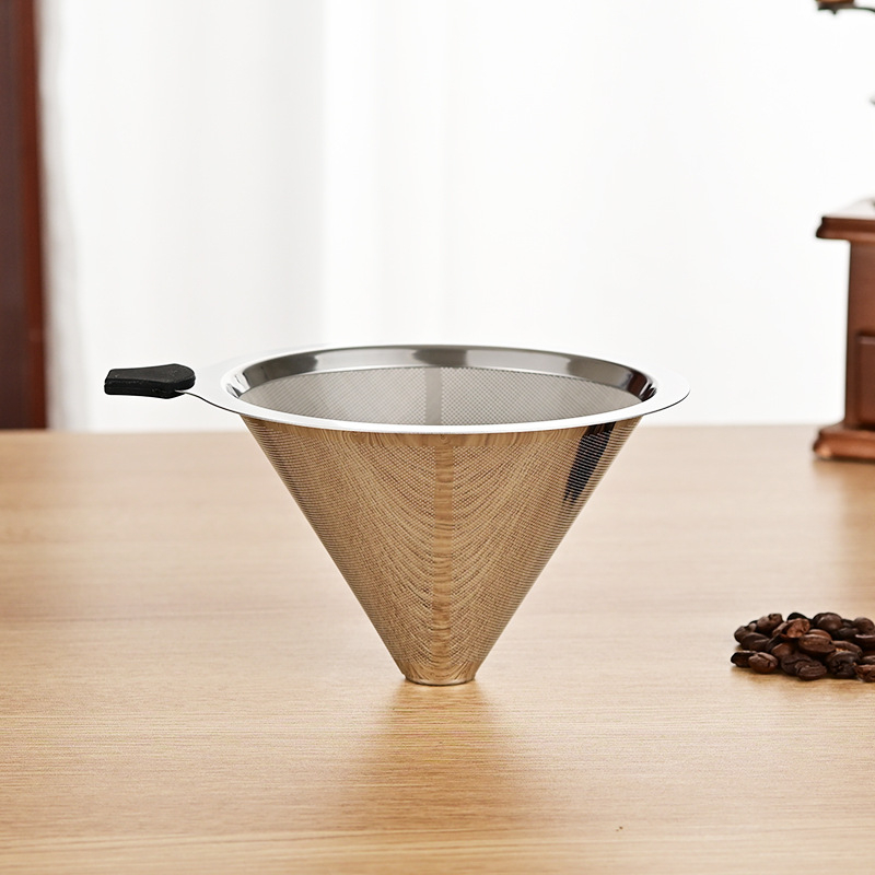 Cafetieră din sticlă borosilicată, rezistentă la temperaturi, mâner din lemn, pentru preparare manuală a cafelei, pentru cold brew în stil italian, uz casnic