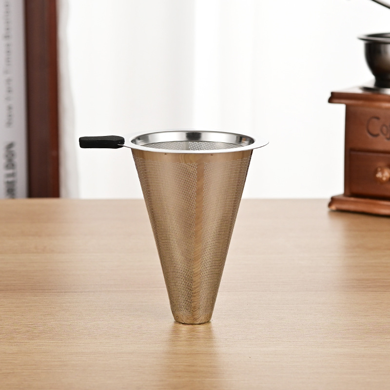 Cafetieră din sticlă borosilicată, rezistentă la temperaturi, mâner din lemn, pentru preparare manuală a cafelei, pentru cold brew în stil italian, uz casnic