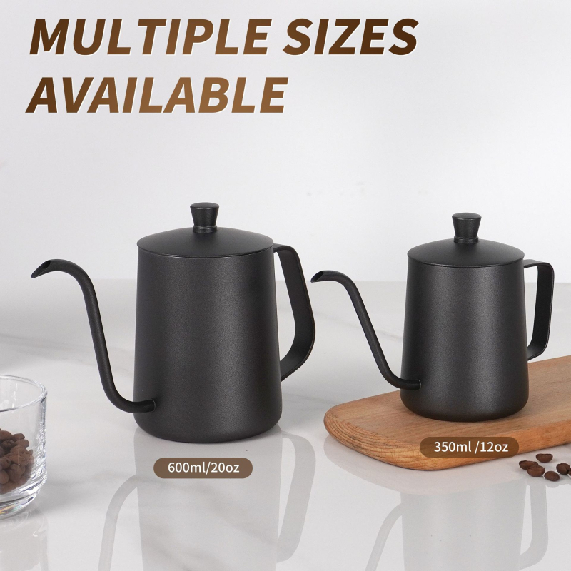 2026 nou model ceainic pour-over, din oțel inoxidabil 304, 600 ml, pentru uz casnic