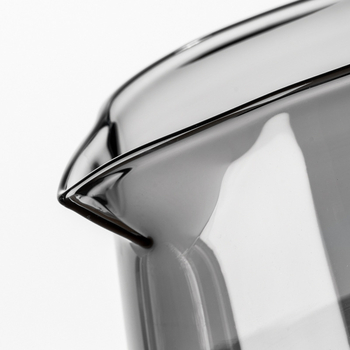 Cană de cafea turnată manual, design cu nor, recipient pentru împărțire, sticlă rezistentă la căldură, ceașcă drăguță cu scară de măsurare