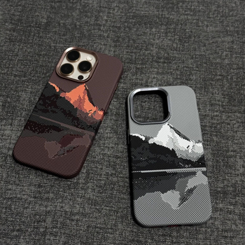Θήκη με υφή Kevlar για iPhone 16 Pro Max με μεταλλική προστασία φακών