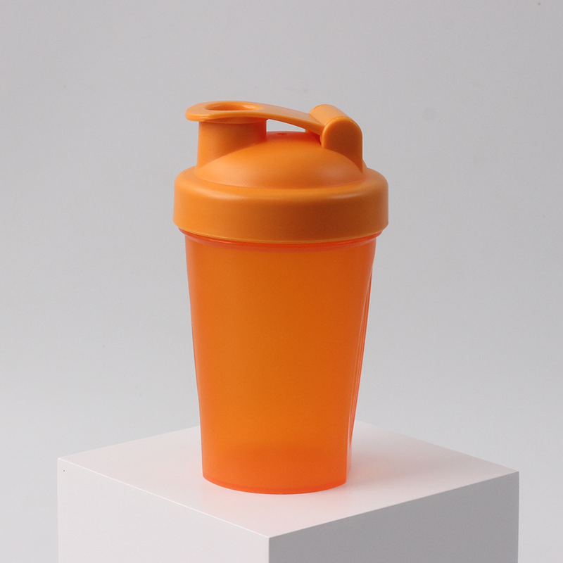 Pahar de shaker din plastic 400 ml pentru pudră de proteine și milkshake, pentru sport