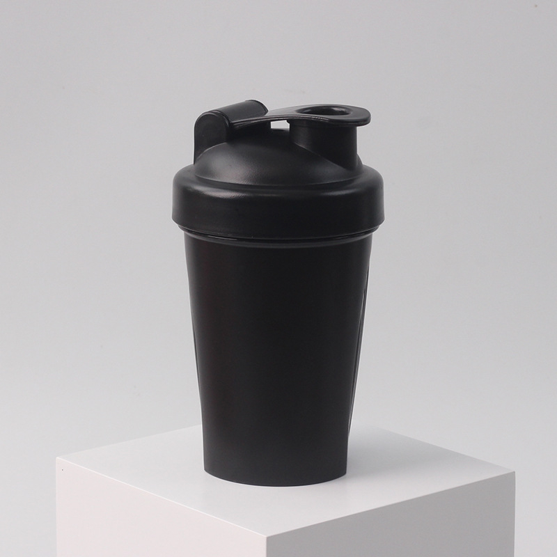 Pahar de shaker din plastic 400 ml pentru pudră de proteine și milkshake, pentru sport