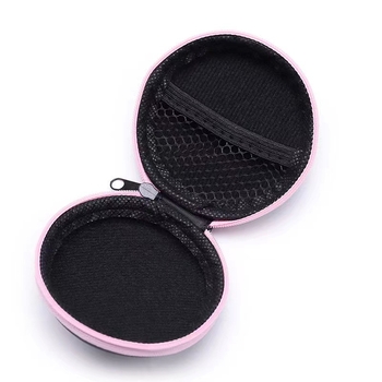 EVA anyagú Bluetooth fülhallgató tok, kábelrendező, ütésálló, többfunkciós tárolótáska