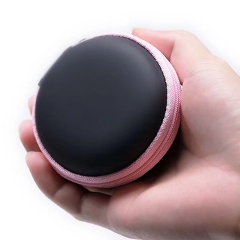 EVA anyagú Bluetooth fülhallgató tok, kábelrendező, ütésálló, többfunkciós tárolótáska