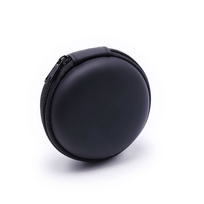 EVA anyagú Bluetooth fülhallgató tok, kábelrendező, ütésálló, többfunkciós tárolótáska