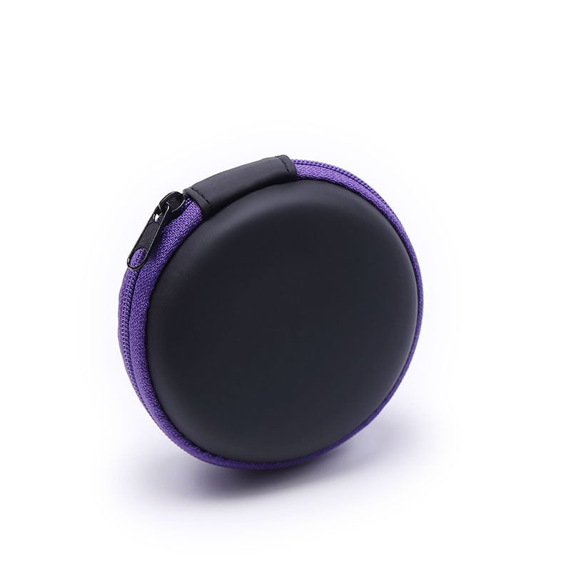EVA anyagú Bluetooth fülhallgató tok, kábelrendező, ütésálló, többfunkciós tárolótáska