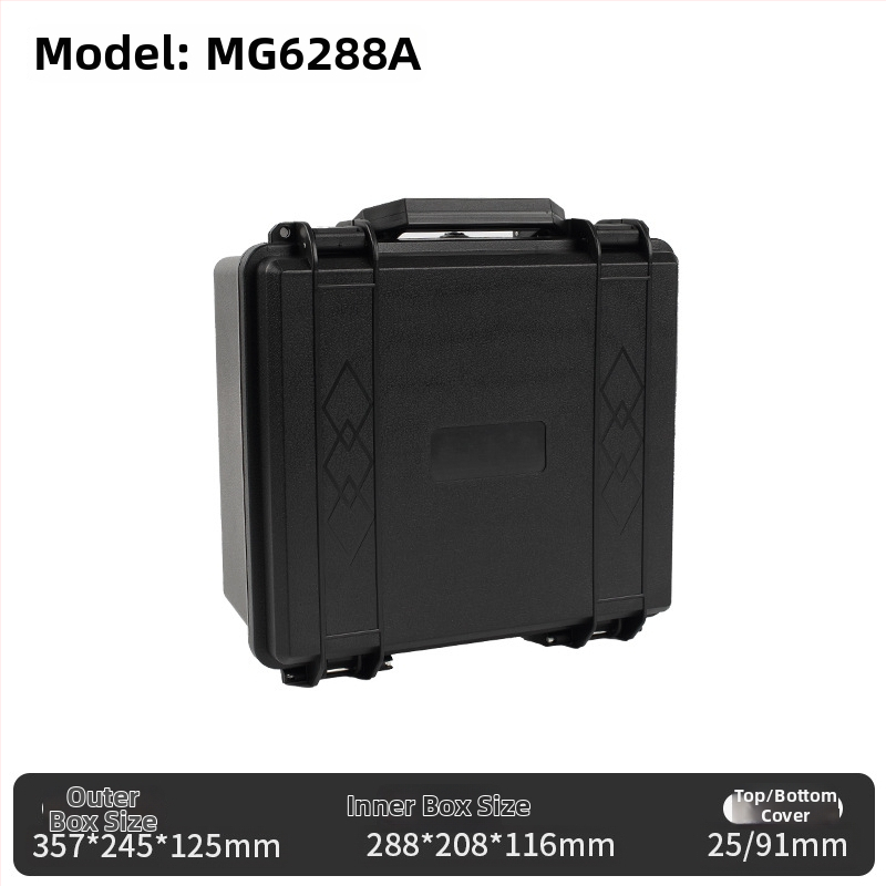 Cutie din plastic pentru unelte și echipament fotografic, husă protectoare, cutie impermeabilă, depozitare anti-praf, capacitate mare