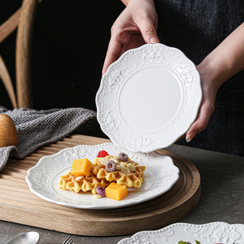 Bol ceramic alb pentru uz casnic, bol pentru orez și supă, stil Nordic minimalist