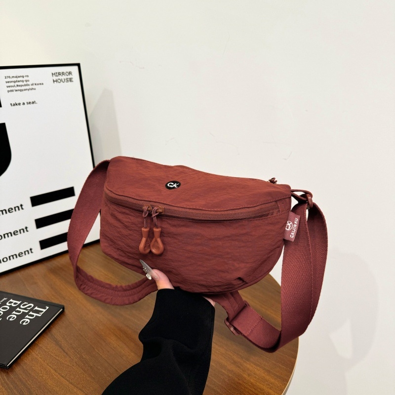 Japanski stil ultra lagana crossbody torba od Oxford platna, unisex, svestrana torba za rame, nylon, lagana i praktična
