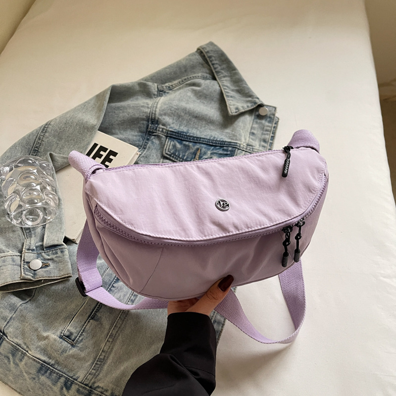 Japonský štýl, ultra ľahká nepremokavá nylonová crossbody taška pre mužov a ženy, ľahká a praktická na jazdu na bicykli