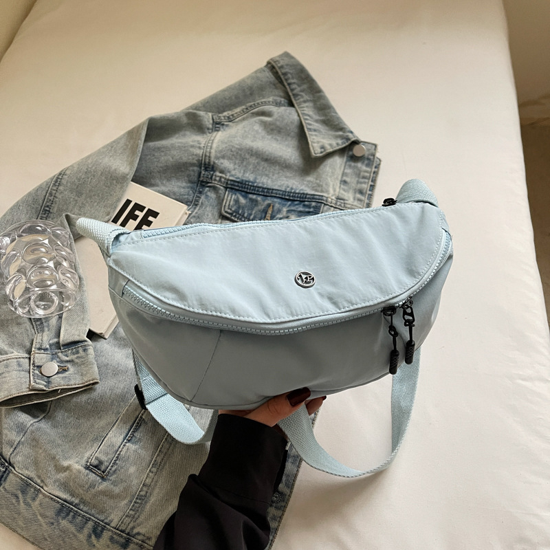 Japonský štýl, ultra ľahká nepremokavá nylonová crossbody taška pre mužov a ženy, ľahká a praktická na jazdu na bicykli