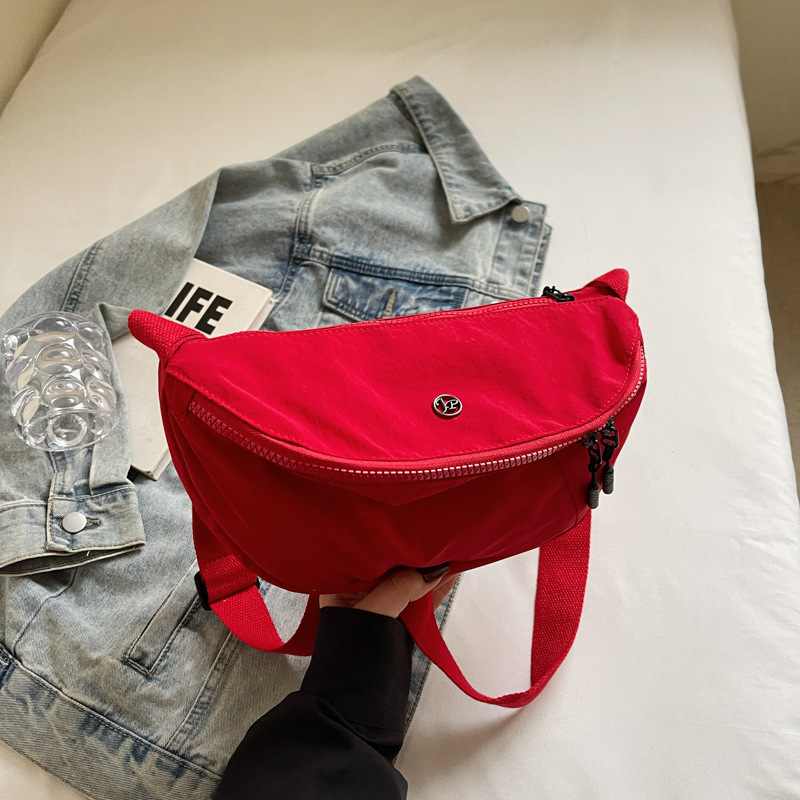 Japonský štýl, ultra ľahká nepremokavá nylonová crossbody taška pre mužov a ženy, ľahká a praktická na jazdu na bicykli