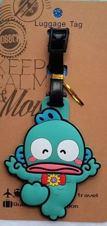 Ετικέτα αποσκευών με clownfish, PVC μαλακό καουτσούκ, σχέδιο κινουμένων σχεδίων